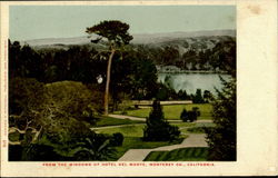 From The Windows Of Hotel Del Monte Postcard