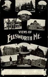 Views Of Ellsworth Postcard