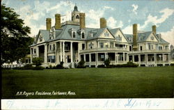 H. H. Rogers Residence Fairhaven, MA Postcard Postcard