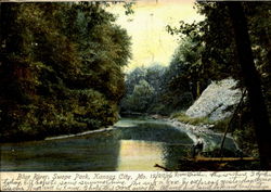 Blue River, Swope Park Kansas City, MO Postcard Postcard