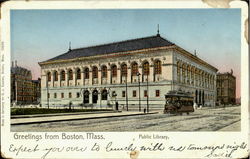 Public Library Postcard