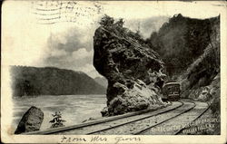 Through The Gorge By Trolley Postcard