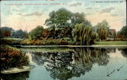 Clark's Island, Branch Brook Park Postcard