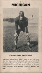 University of Michigan Captain Ivan Williamson Arcade Card