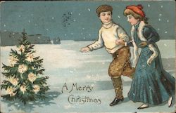 A Merry Christmas Children Postcard Postcard Postcard