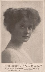 Billie Burke in "Love Watches" Postcard