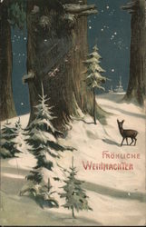 Fröhliche Weihnachten (Merry Christmas) Postcard