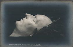 Death Mask of Napoleon Bonaparte Political Postcard Postcard Postcard