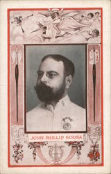 John Phillip Sousa, American Composer and Bandmaster Composers Postcard Postcard Postcard