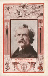 Mark Twain - Samuel Langhorne Clemens Postcard