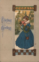 Christmas Greetings Postcard