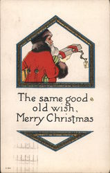 The Same Good Old Wish, Merry Christmas Postcard