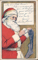 A Note from Santa Claus Postcard