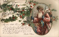 My dear little Friend: Santa Claus Postcard Postcard Postcard