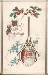 A Youthful Christmas Santa Claus Postcard Postcard Postcard