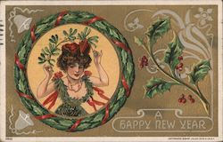 A Happy New Year Postcard