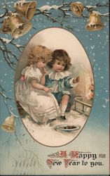 A Happy New Year to You Children Postcard Postcard Postcard