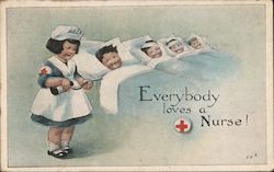 Everybody loves a Nurse Postcard