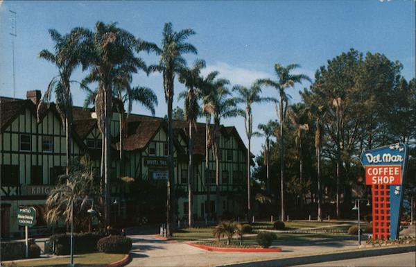 Del Mar Coffee Shop California Postcard
