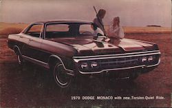 1970 Dodge Monaco with new Torsion Quiet ride Advertising Postcard Postcard Postcard