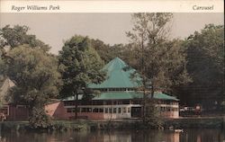 Roger WIlliams Park - Carousel Providence, RI Postcard Postcard Postcard