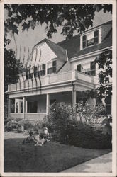 Woodlands, Music Center, Pine Manor Junior College Postcard