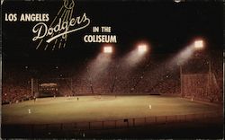 Los Angeles Dodgers in the Coliseum Postcard