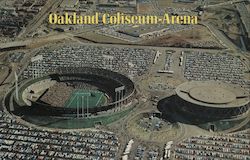 Oakland Coliseum-Arena California Postcard Postcard Postcard