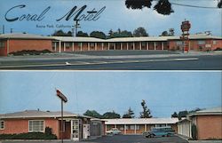 Coral Motel Postcard