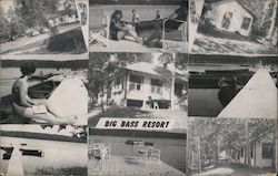 Big Bass Resort Eagle River, WI Postcard Postcard Postcard