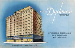 Hotel Dyckman Minneapolis, MN Postcard Postcard Postcard