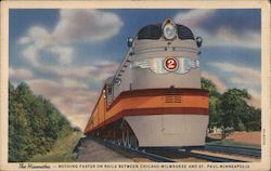 The Hiawatha No. 2 Engine Locomotives Postcard Postcard Postcard