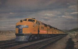 Streamliner "City of Los Angeles" - Union Pacific Railroad Postcard