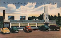 The Tower Coffee Shop - 9656 S.W. Barbur Boulevard Portland, OR Postcard Postcard Postcard