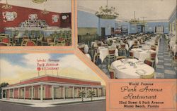 Park Avenue Restaurant Postcard