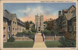 Baker Court, Cornell University Ithaca, NY Postcard Postcard Postcard