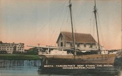 Booth Tarkington's Boat Studio "The Regina" Postcard