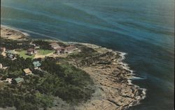 Aerial View The Cliff House and Bald Head Cliff Ogunquit, ME Postcard Postcard Postcard