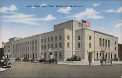 Post Office and Court House Peoria, IL Postcard Postcard Postcard