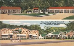 Pine Crest Motel and Restaurant Chattanooga, TN Postcard Postcard Postcard