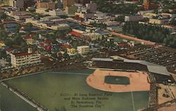 s-111-Al Lang Baseball Field and main business section St. Petersburg, FL Postcard Postcard Postcard