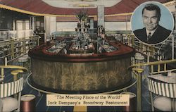 “The Meeting Place of the World” Jack Dempsey’s Broadway Restaurant New York City, NY Postcard Postcard Postcard