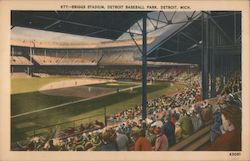 Briggs Stadium Detroit, MI Postcard Postcard Postcard