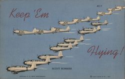 Scout Bombers - Keep 'Em Flying! Postcard