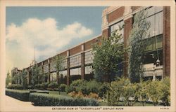 Exterior View of Caterpillar Display Room Peoria, IL Postcard Postcard Postcard