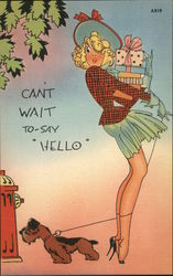 Can't Wait to-say "Hello" Postcard