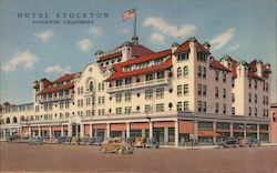 Hotel Stockton - Air Conditioned, Fireproof Postcard