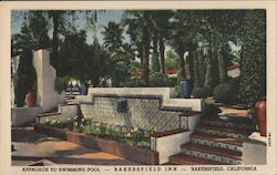 Bakersfield Inn Postcard