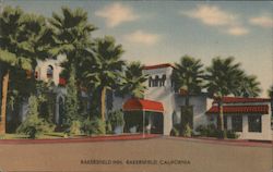 Bakersfield Inn California Postcard Postcard Postcard