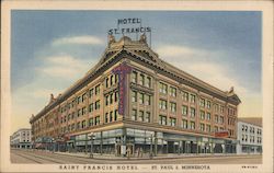 Saint Francis Hotel - Modern and Fireproof St. Paul, MN Postcard Postcard Postcard